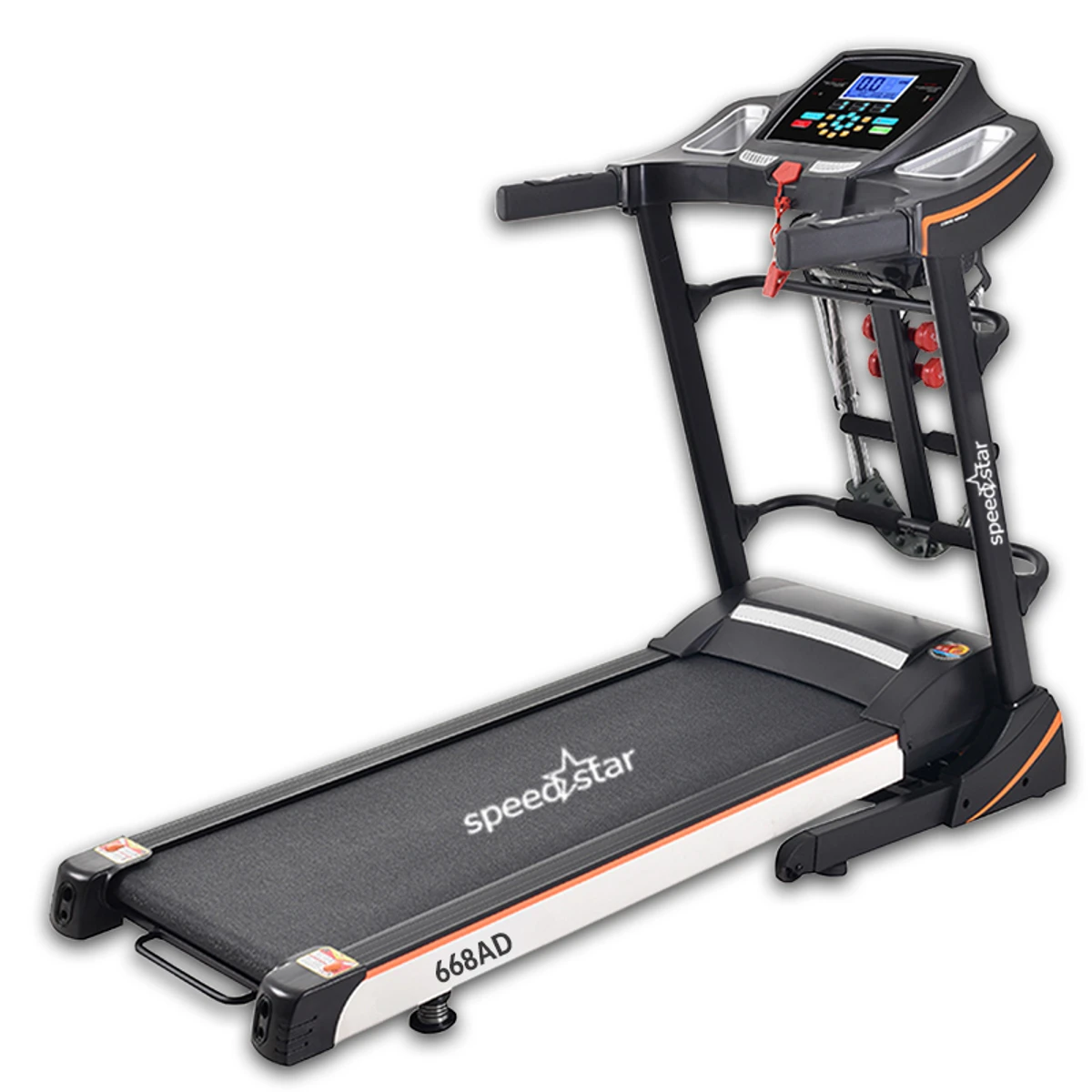 Speed Star 668AD (DC Motor 3.0 HP Peak) Multi-function foldable Motorized Treadmill