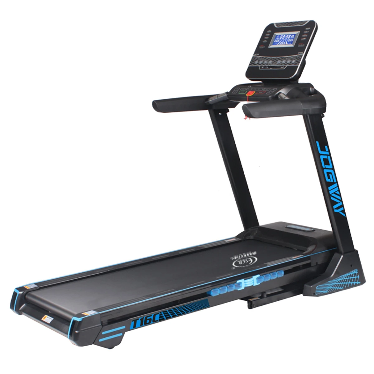 Jogway T16C (DC Motor. 6.0 HP Peak) Commercial Foldable Motorized Treadmill