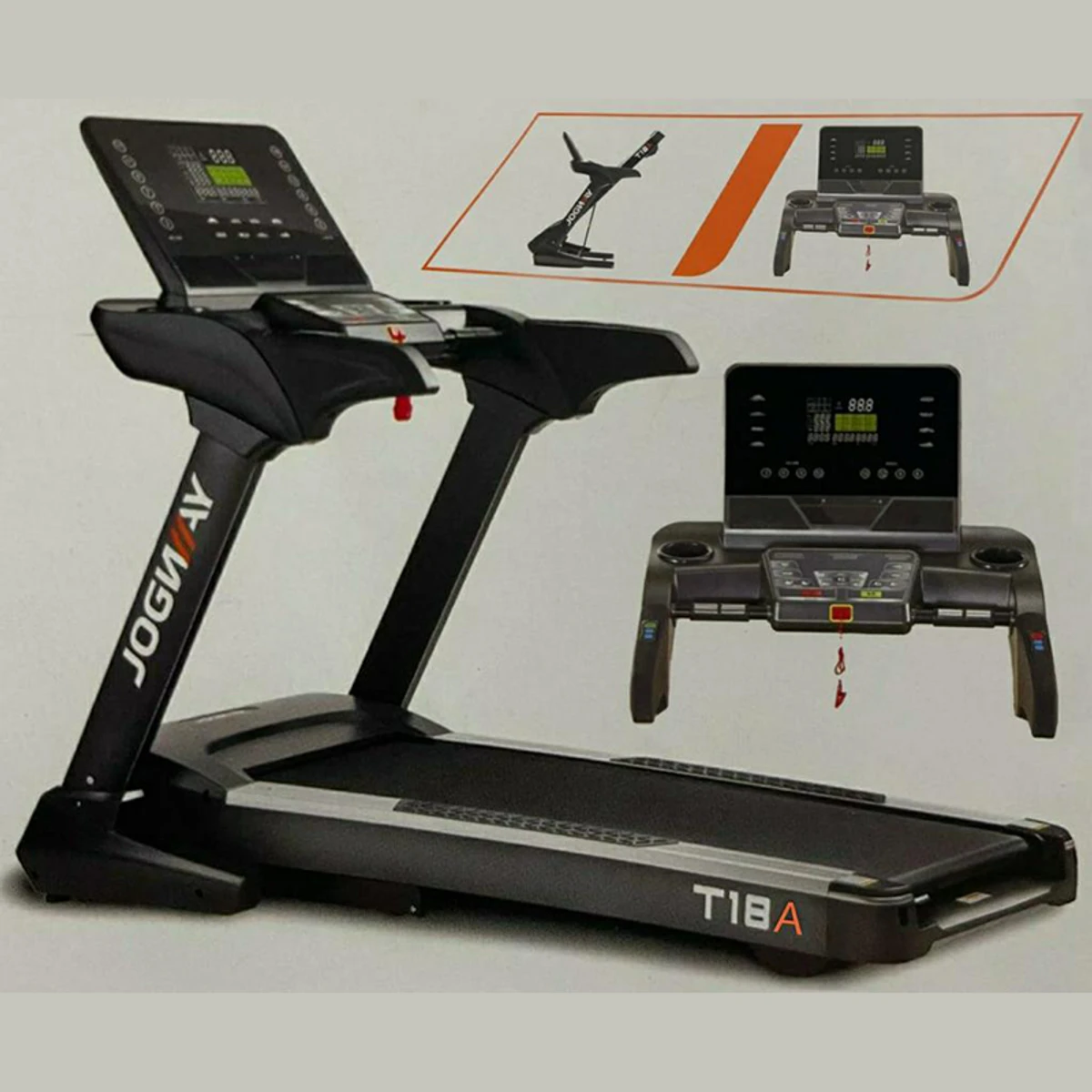 JOGWAY T18A (AC MOTOR 4.0 HP) FOLDABLE MOTORIZED TREADMILL