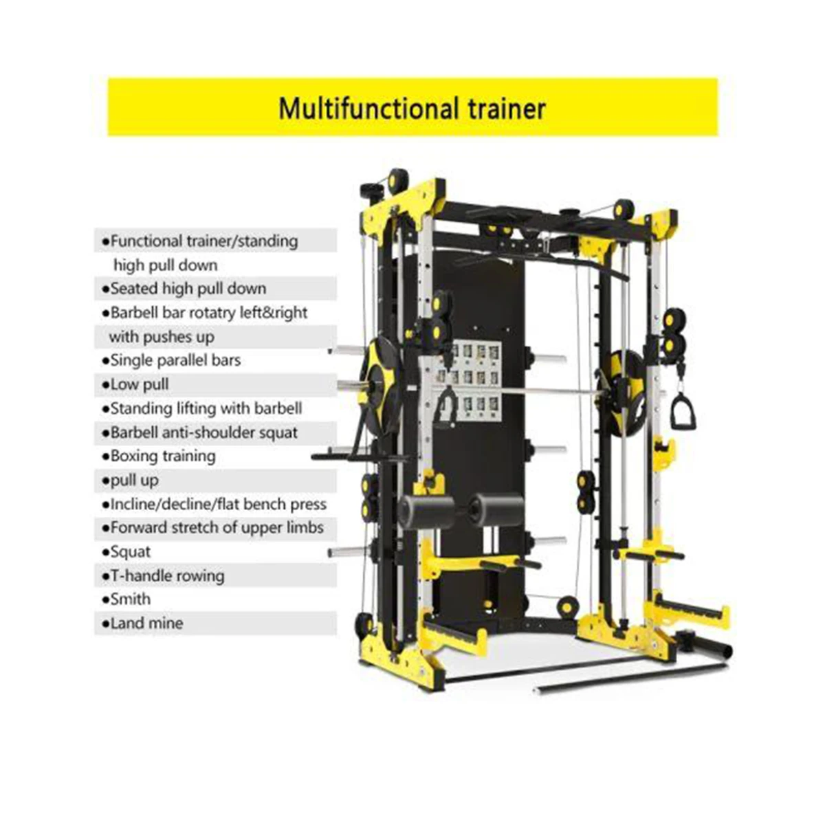 Functional Smith Machine-DHZ - E6247-HW - Thumbnail 5