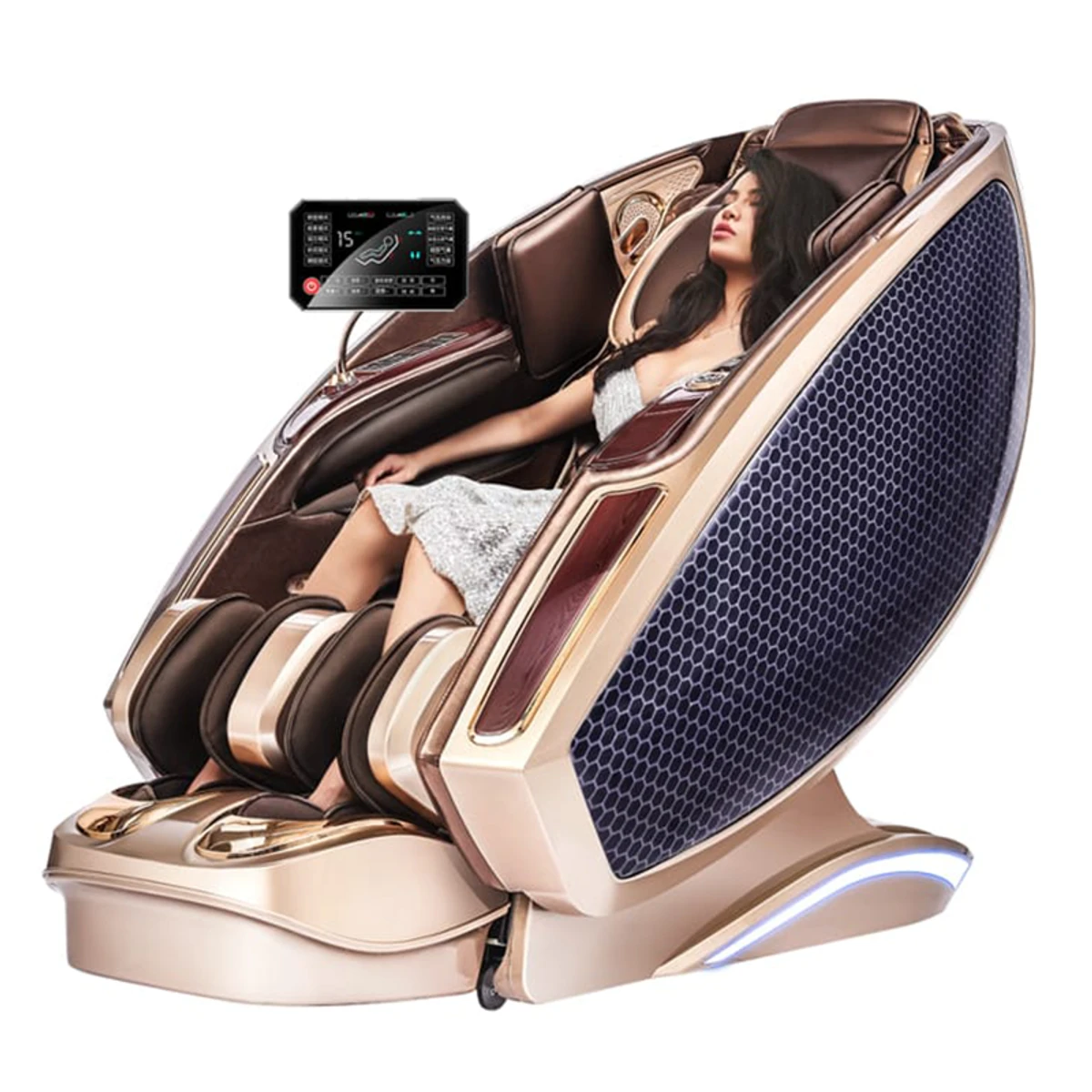 Y-21 3D ROLLS ROYCE MASSAGE CHAIR _x000b_WITH AI VOICE CONTROL(SL TRACK)