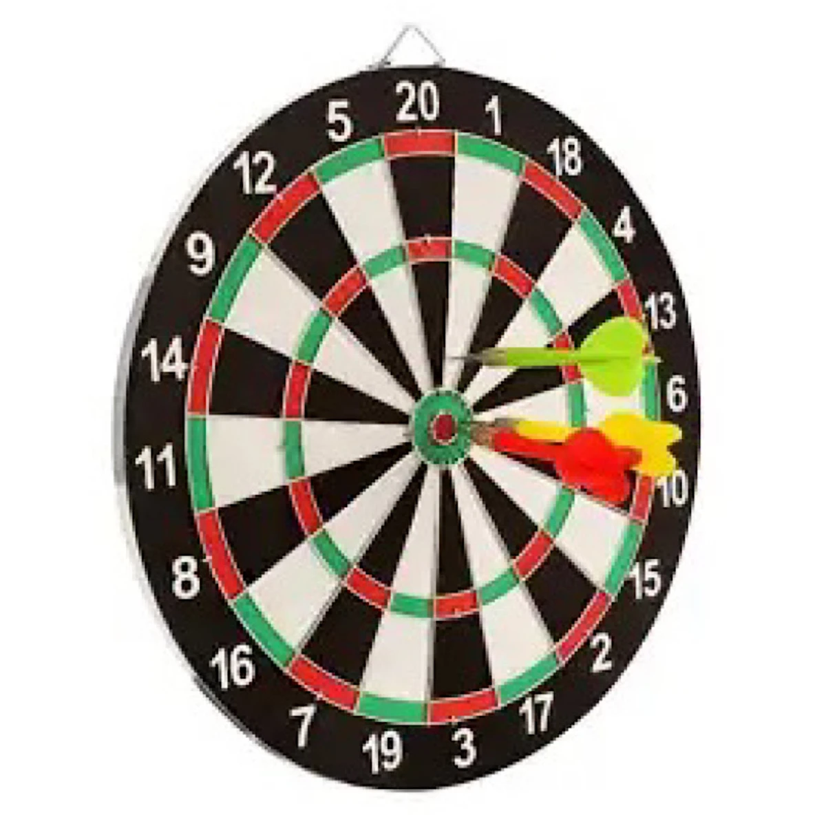 Ninja Dartboard 15'' Inch With 6 Non pointing Darts