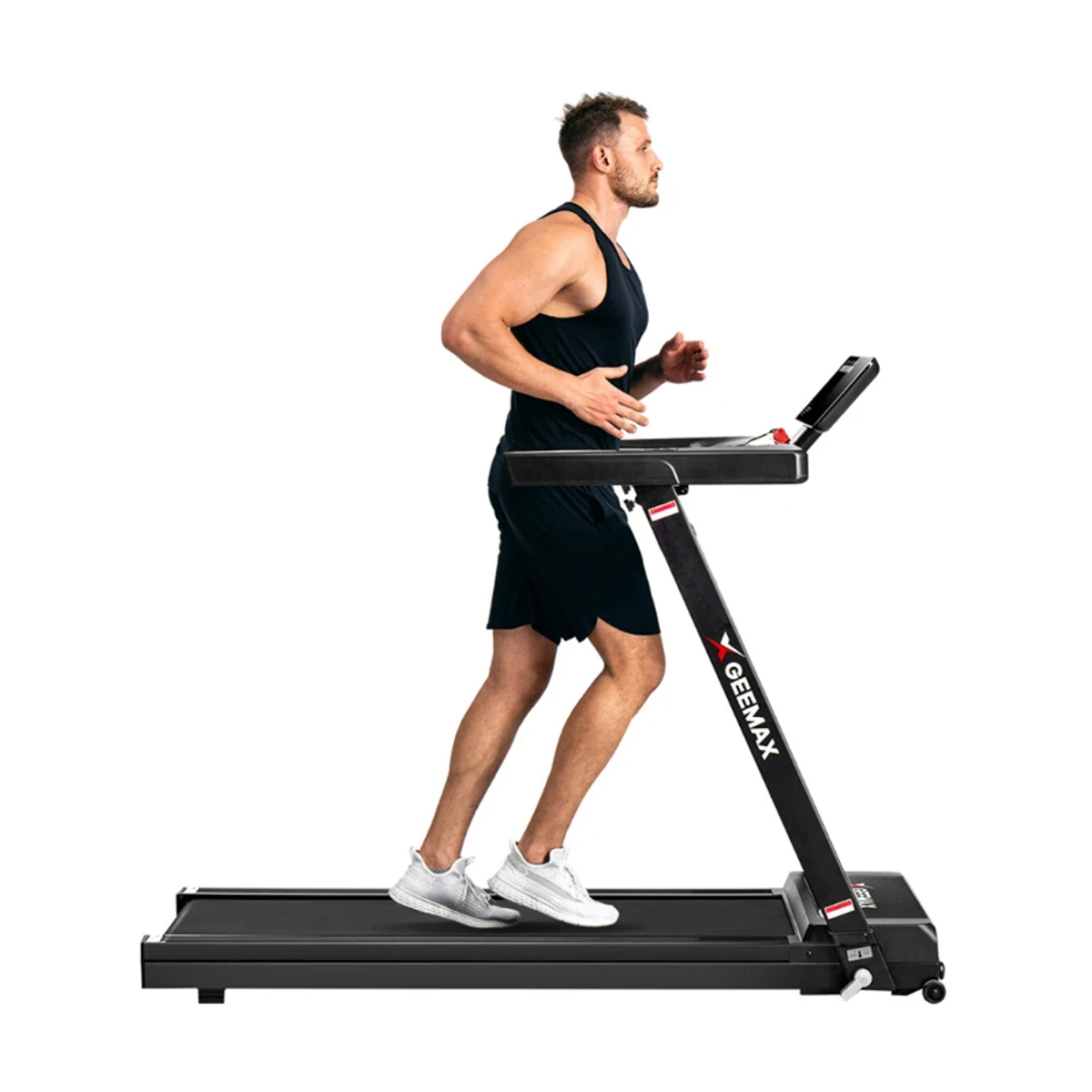 Geemax S1 Professional Folding Treadmill 2.5 HP Power 16KM Max Speed Unlock 135KG Weight Capacity 100% Installation-free with 24-inch LED Smart Display for Home Gym Workouts - Thumbnail 5