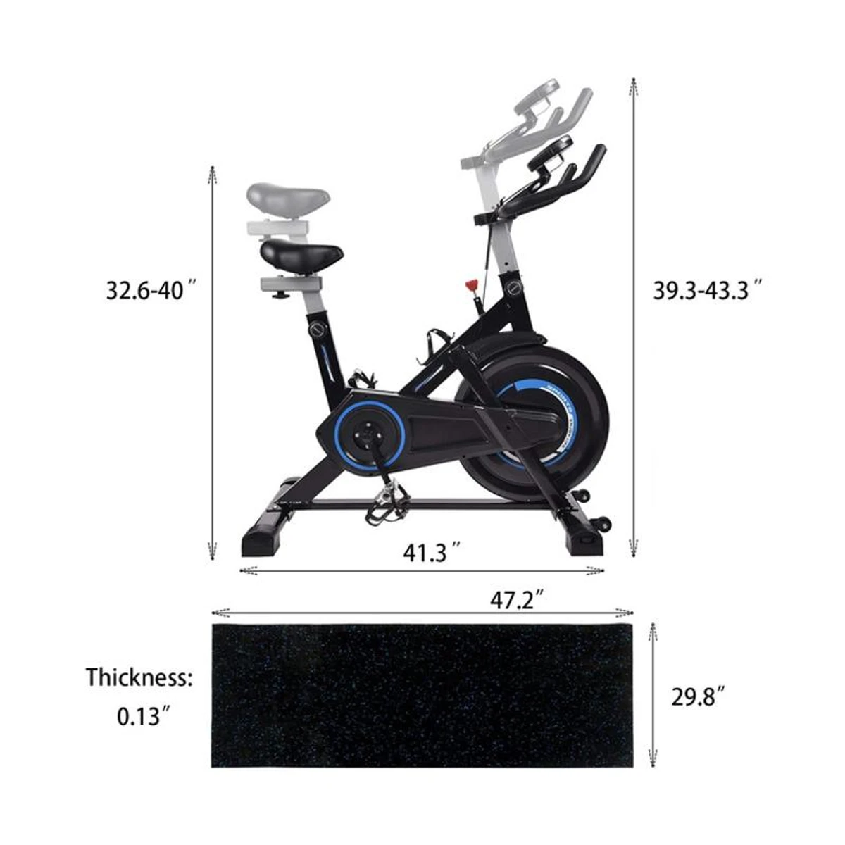 Heavy duty Sports Spinner Exercise Bike Safnu Spinning bike SF-720 - Thumbnail 3