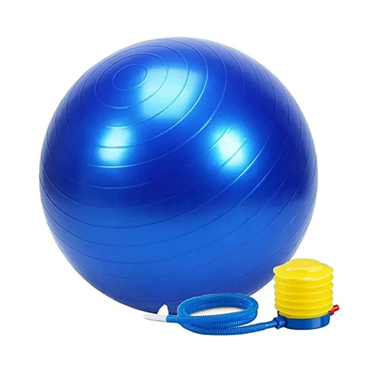 Gym Exercise Ball with Pumper For Body Fitness yoga Ball (75 cm)- Premium Quality