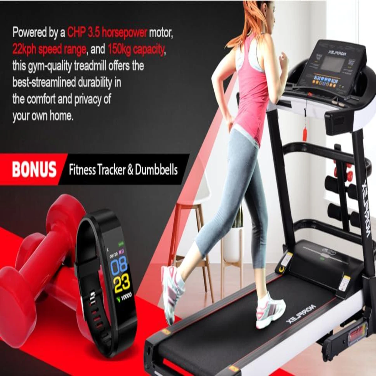 NORFLEX XR800VR MULTI-FUNCTION MOTORIZED TREADMILL - Thumbnail 3