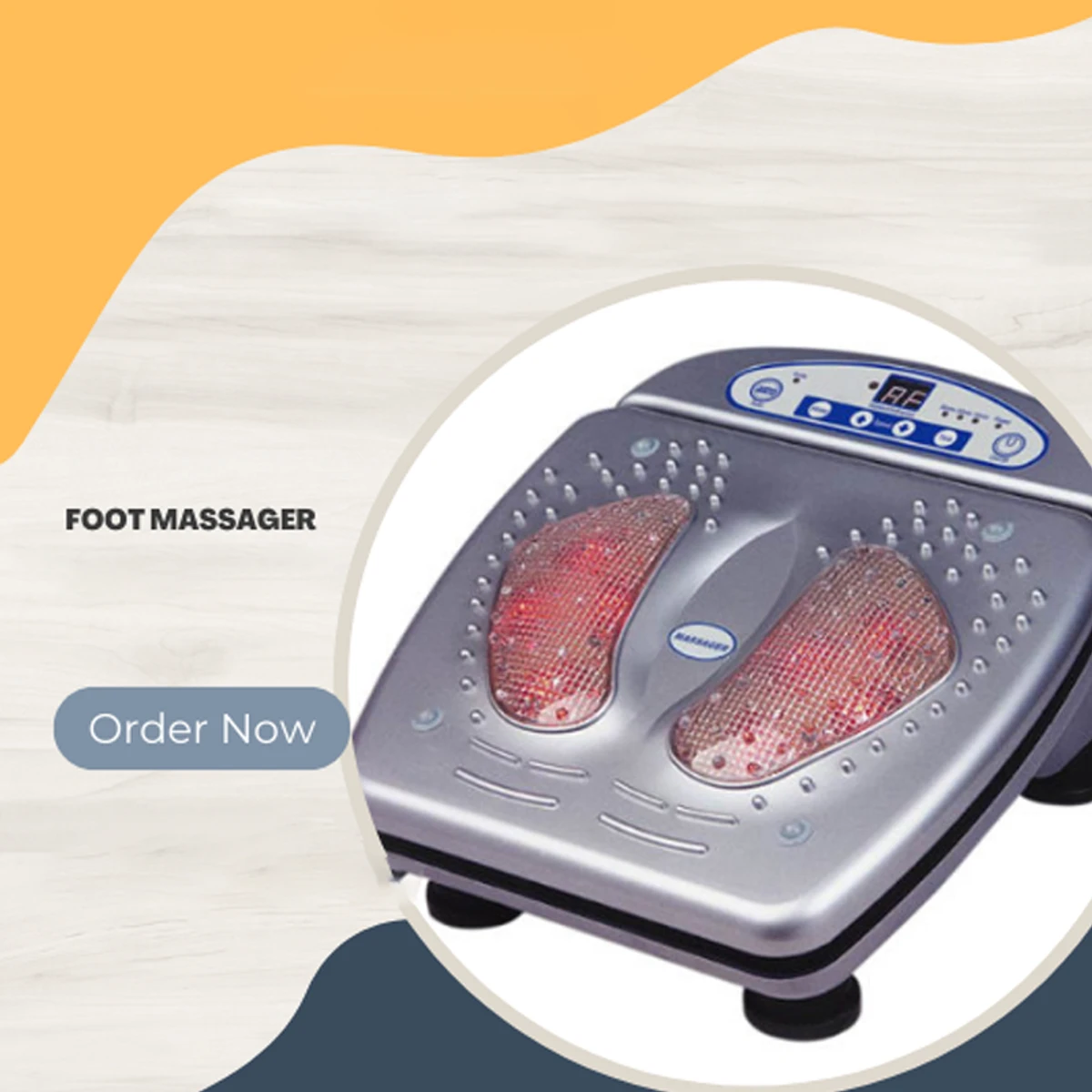 Vibration Foot Massager With Remote Control - Thumbnail 4